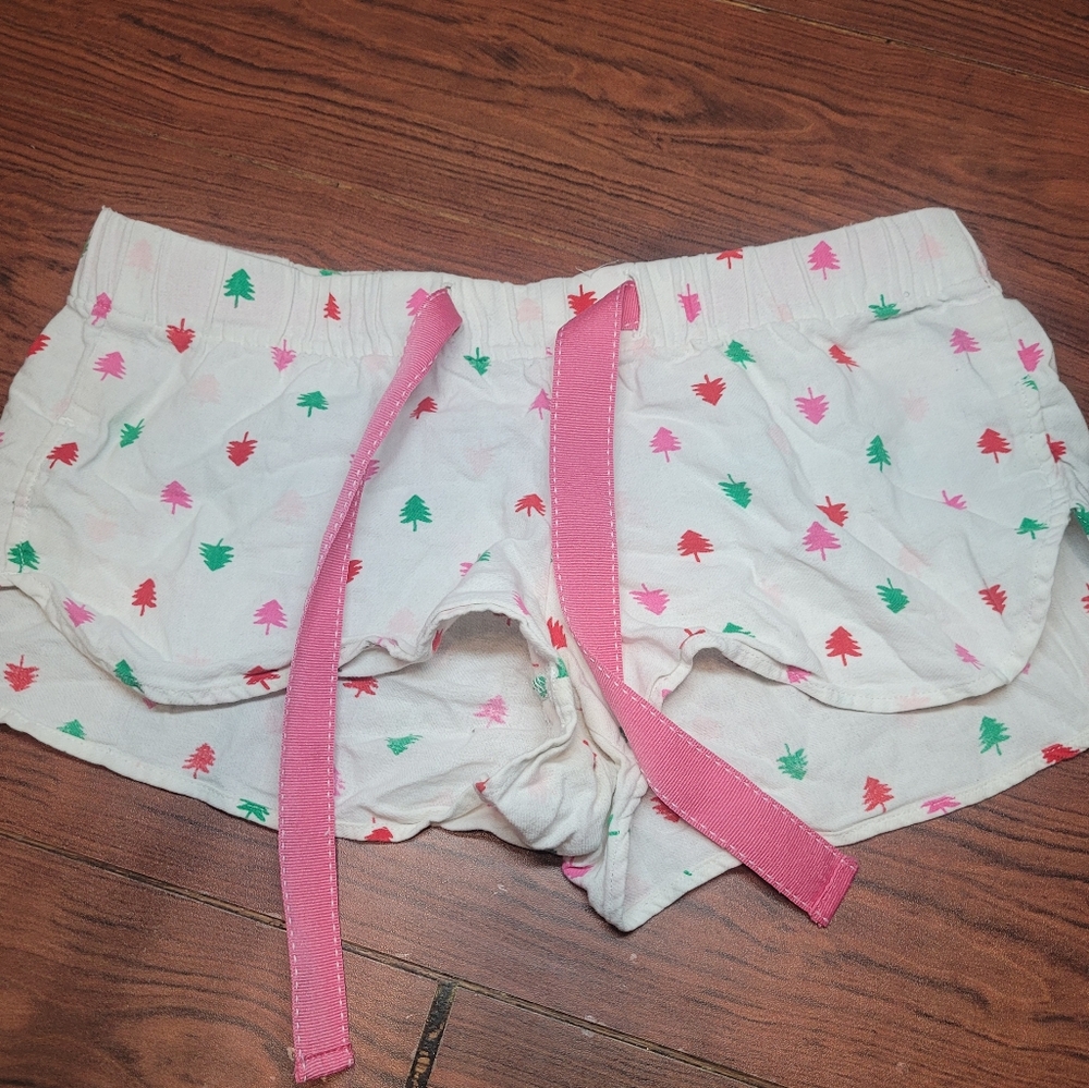 Old Navy Green and White Shorts with Playful Design Xs